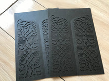 50pcs Black Gate Menu Cards,Invitation Cover,Laser Cut Wedding Invitations,Laser Cut Wedding Cards - Kdecoration