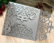 50pcs laser cut invitations cards,custom marriage invitations,laser cut wedding cards - Kdecoration