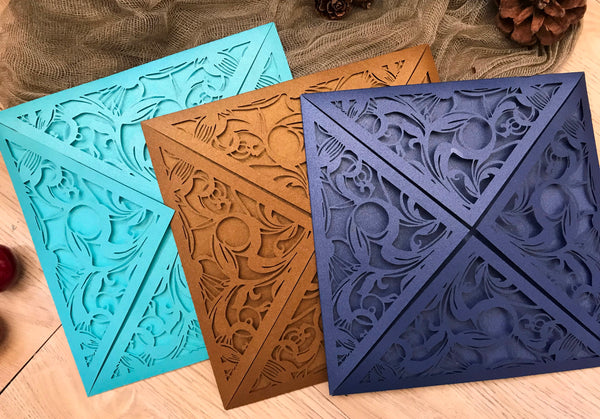 50pcs laser cut wedding invitation cards,engagement invitations cards,birthday invitations - Kdecoration