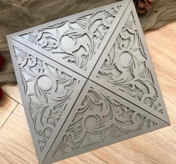 50pcs laser cut wedding invitation cards,engagement invitations cards,birthday invitations - Kdecoration