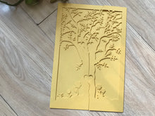 50pcs Pearl Gold Tree Laser Cut Wedding Cards,Invitaitons Cards,golden anniversary invitations - Kdecoration