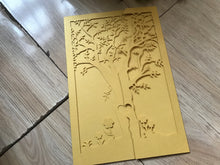 50pcs pearl gold Tree Laser Cut Wedding Cards,unique bridal shower invitations,wedding invitations - Kdecoration