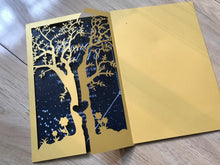 50pcs Pearl Gold Tree Laser Cut Wedding Cards,Invitaitons Cards,golden anniversary invitations - Kdecoration