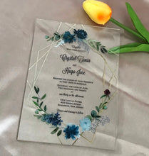 10 pièces conception gratuite douce 16th Invitations d'anniversaire, invitations en acrylique, invitation en acrylique, invitations de mariage en acrylique,