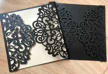 50pcs Laser Cut Wedding invitatons,Sweet 18 birthday Invitations,wedding anniversary invitation - Kdecoration