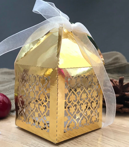 100pcs small hearts wedding gift packaging boxes,laser cut wedding favor boxes,small chocolate gift boxes - Kdecoration