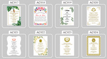 50pieces Insert Cards Printable,Insert into Wedding invitation Printable,Insert Cards,Insert Cards with printing - Kdecoration