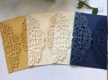 50pcs Laser Cut Wedding invitation Cards,Quinceanera invitation Cards,Sweet sixteen invitation Cards - Kdecoration