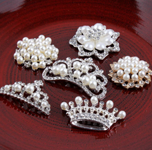 10pcs Alloy accessories Buckle,mobile phone accessories,hair accessories Rhinestone Buttons,Party Favor Decorations - Kdecoration