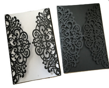 50pcs Pearl Black Elegant birthday Invitations Card,laser cut wedding Invites cards - Kdecoration