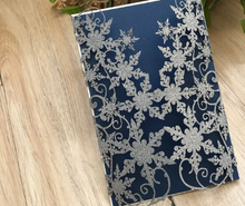 50pcs Glitter Snowflake Laser Cut Wedding Invitation,Invitation Covers,Laser Cut Invitations - Kdecoration