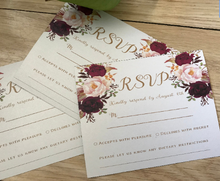 50pieces RSVP cards with pirnting,Laser cut Thank You Cards,Announcements Cards,Insert cards with printing - Kdecoration