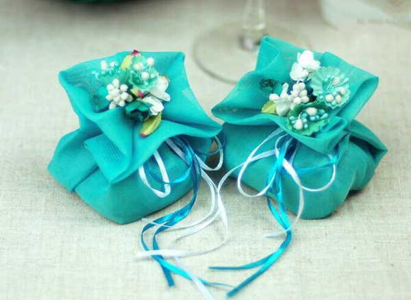 5pieces satin wedding candy bags,wedding favors,wedding Gift bags,chocolate packaging bags - Kdecoration
