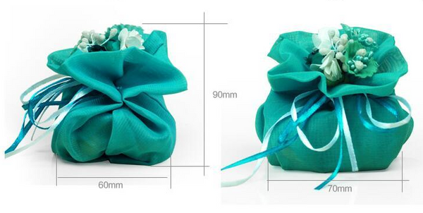 5pieces satin wedding candy bags,wedding favors,wedding Gift bags,chocolate packaging bags - Kdecoration