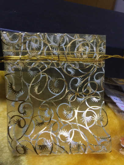 100pieces Snowflake drawstring bags,Chocolate Bags,Gift Packaging Bags,Candy Bags,wedding favors - Kdecoration