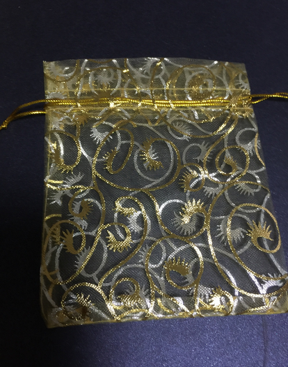 100pieces Snowflake drawstring bags,Chocolate Bags,Gift Packaging Bags,Candy Bags,wedding favors - Kdecoration